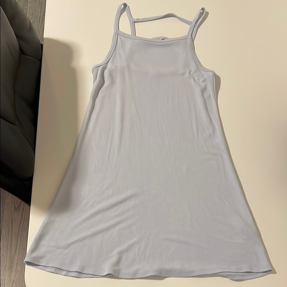 Baby blue garage dress